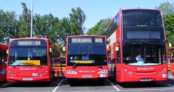 Three Epsom Buses